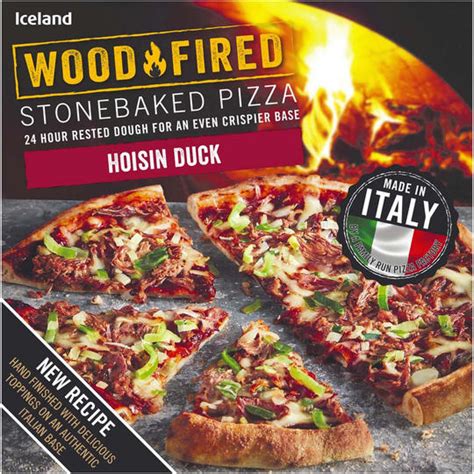 Iceland Woodfired Hoisin Duck Pizza 368g Iceland Foods