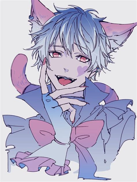 Anime Cat Boy Drawing - Cats Anime Drawing