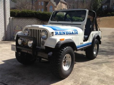 Sell Used 1981 JEEP CJ 5 RENEGADE UNRESTORED 78K MILES ORIG PAINT