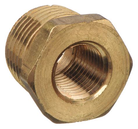 Brass 3 8 In X 1 4 In Fitting Pipe Size Hex Bushing 46M484 706110