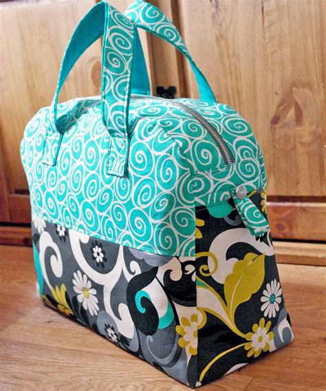 Sewing Pattern Weekender Overnight Travel Bag By SusieDDesigns