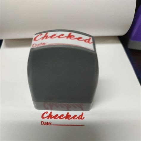 Customized Self Inking Stamps PAID RECEIVED CLAIMED RELEASED COP