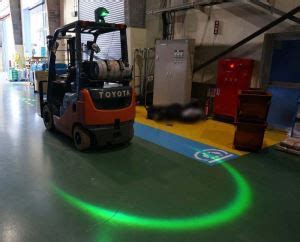 XRLL Arc Zone Safety Light,LED Forklift Arch Safety Lights Green Blue ...