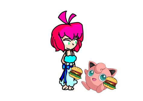 Harpy And Her Jigglypuff Eating Burgers By Renatatakuanimates13 On