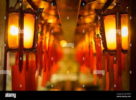 Hong Kong Man Mo Temple Stock Photo - Alamy