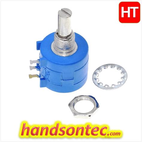 Multi Turns Wirewound Precision Potentiometer K Handson Tech