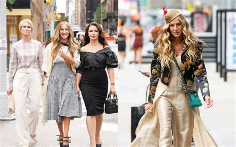 Sex And The City Now And Then Carrie Miranda And Charlotte S Style