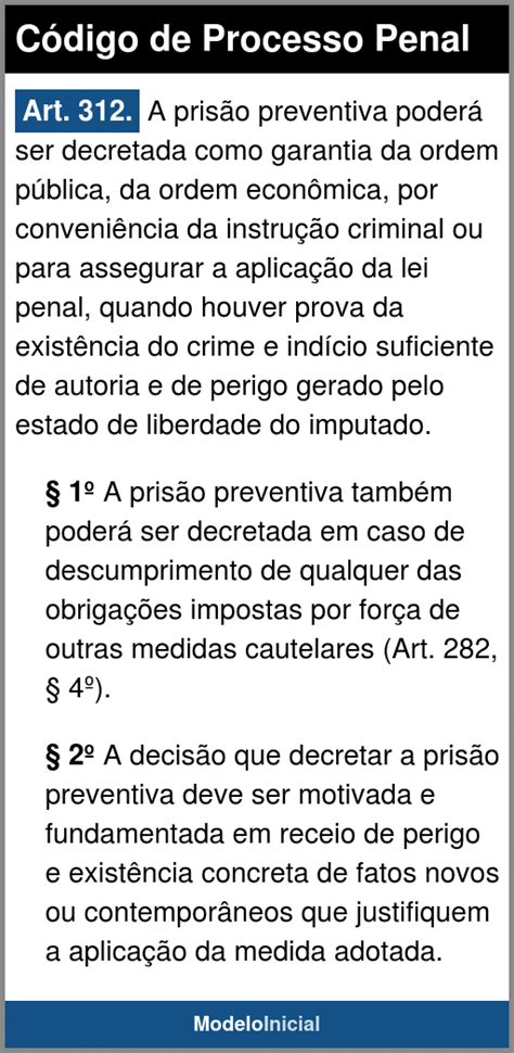 Artigo 312 Cpp 1941