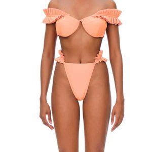 Andrea Iyamah Swim Andrea Iyamah Mulan Bikini Bottom Peach S Poshmark