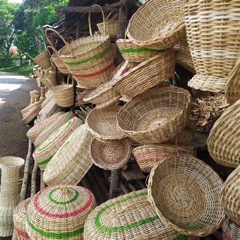 Anyaman Rotan Dan Bambu Dusun Muara Tenang Adalah Kerajinan Tangan Khas