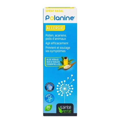 Polanine Allergie Spray Nasal 20ml Pharmacie Paque Grandvilliers