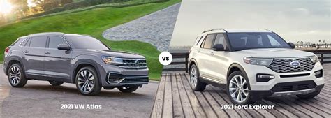 2021 Volkswagen Atlas Vs 2021 Ford Explorer Volkswagen North Scottsdale