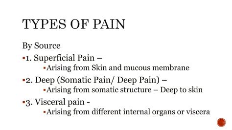 Physiology Of Pain Somatic Visceral And Referred Reflexes Ppt