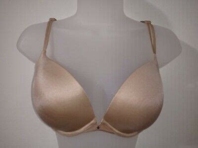 Victorias Secret Very Sexy Push Up Bra Pigeonnant 34DD Nude EBay