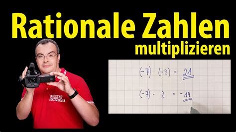 Rationale Zahlen Multiplizieren Ganz Einfach Erkl Rt Lehrerschmidt