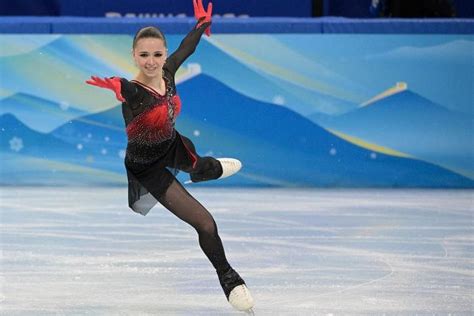 Winter Olympics Russian Figure Skater 15 First Woman To Land Quad Jump At Games The Straits