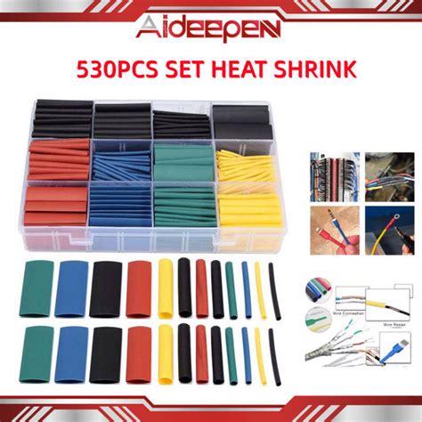 Original Aideepen 530pcs Set Heat Shrink Tubing Insulation Electrical