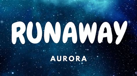 Aurora Runaway Lyrics Sub Espa Ol Youtube