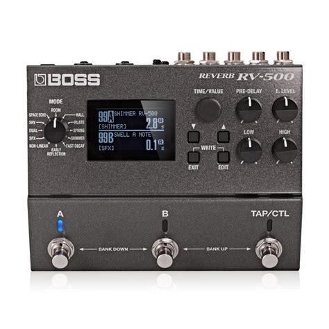 Boss Rv Reverb Effects Processor At Gear Music