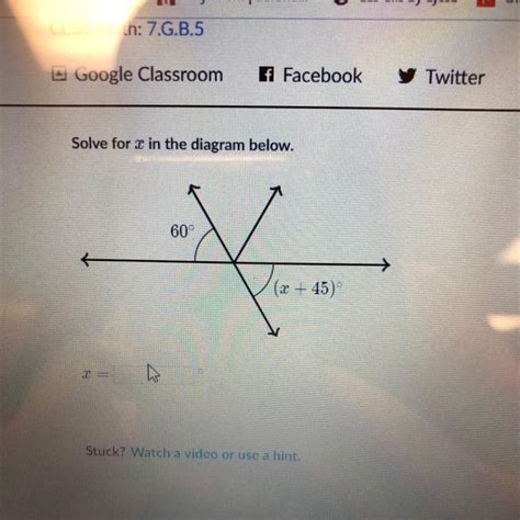 Solve For X In The Diagram Diagramwirings