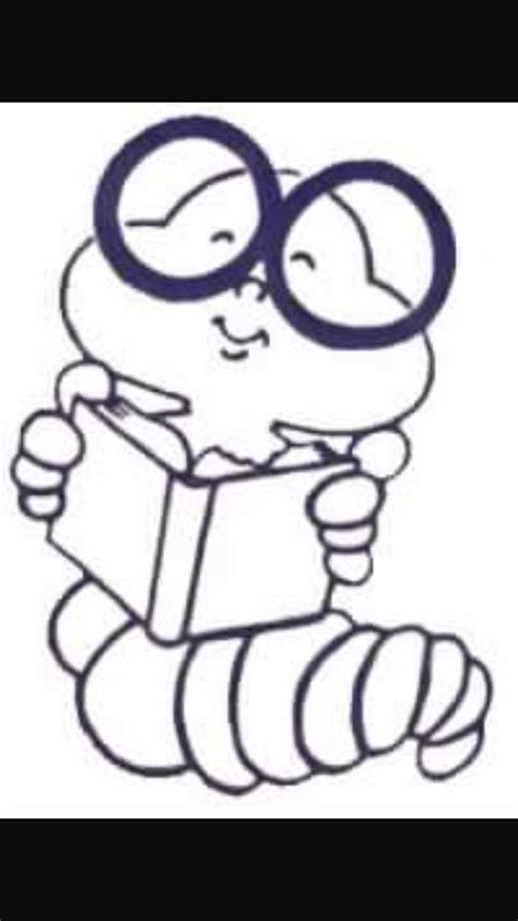 Bookworm Clip Art Black And White