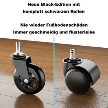 Xelotech Er Set Hartboden Rollen F R B Rostuhl Mm X Mm Black