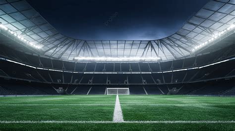 Football Stadium Night Time View Background, Football Stadium, Football ...