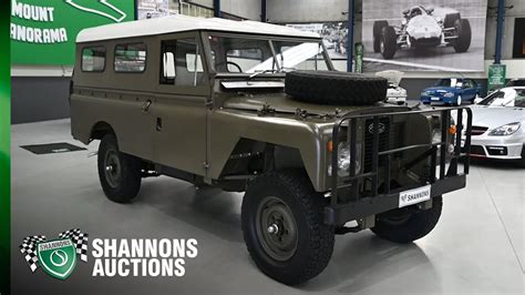 Land Rover Series A Utility Ex Australian Army Shannons