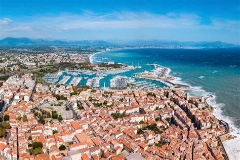 Antibes Aerial Panoramic View France Stock Photo Image Of Landscape