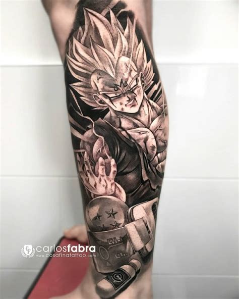 Tatuajes Vegeta para tener el super Saiyan en tu piel