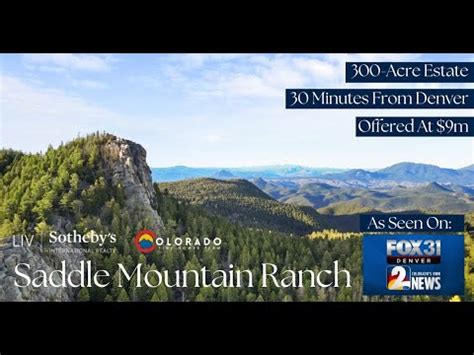 Own A Piece Of Paradise Saddle Mountain Ranch Conifer CO As Seen On