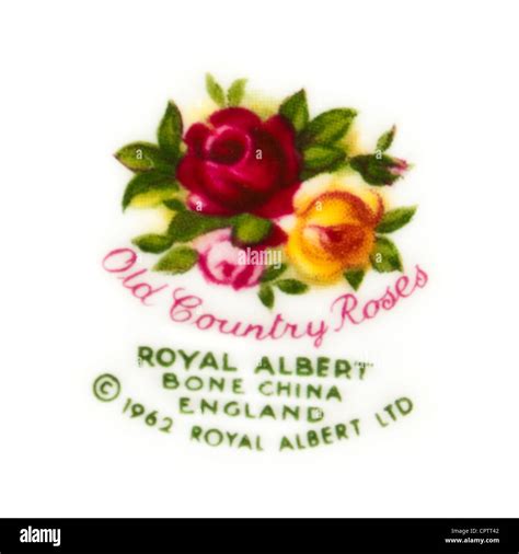 Royal Albert "Old Country Roses" backstamp (the most popular pattern ...