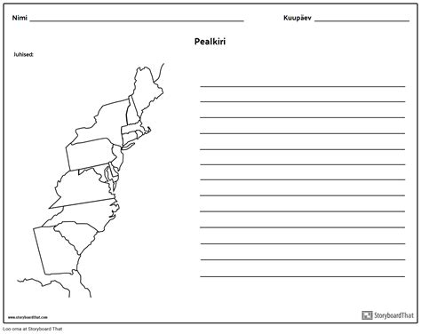 Colonies Map Koos Joontega S Eeskeem Poolt Et Examples