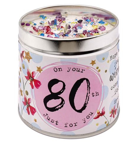 Best Kept Secrets “80th” candle | Adore