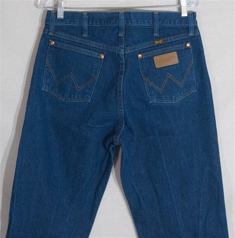 80s Wranglers Vintage Jeans Western Dark Blue Cotton… Gem