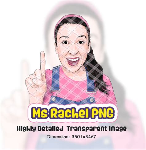 Ms Rachel Png High Quality Sublimation Image Songs For Etsy