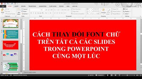 H Ng D N C Ch Thay I Font Ch Tr N T T C C C Slides Trong Power