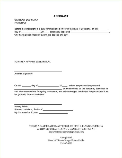 Affidavit Of Birth 9 Examples Format Pdf