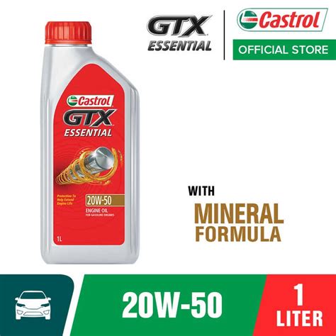 Castrol Gtx Essential W Engine Oil L Shopee Philippines