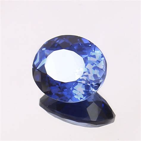 AAA Natural Flawless Ceylon Royal Blue Sapphire Oval Loose Gemstone Cut