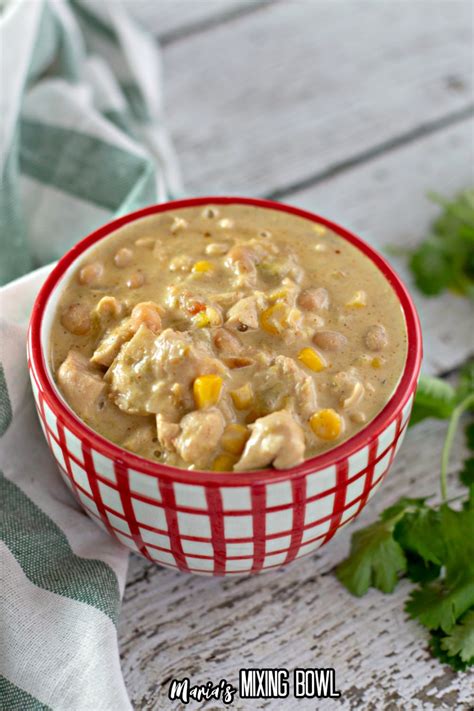 White Chicken Chili With Cream Cheese Maria S Mixing Bowl