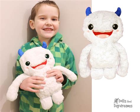 Happy Yeti Sewing Pattern | Dolls And Daydreams