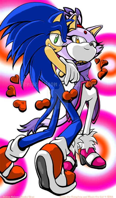 Sonic And Blaze By Katrueblu On Deviantart