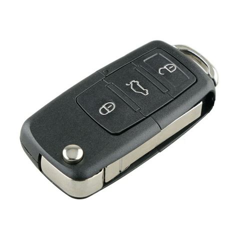 Replacement 3 Button Remote Flip Key Fob Case For VW Volkswagen Golf