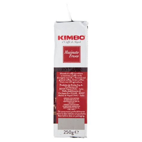 Kimbo Macinato Fresco 250 G NonPesa It Spesa Online