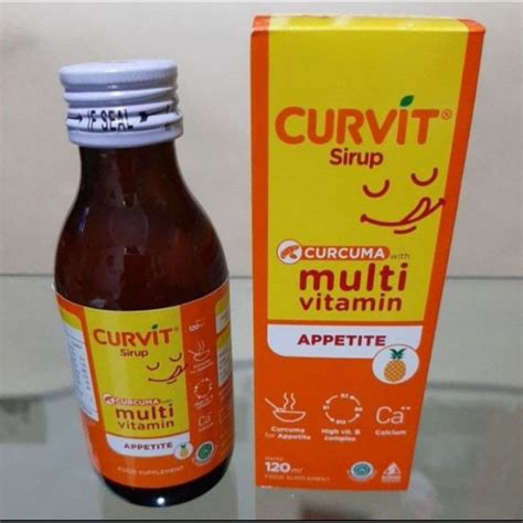 Jual CURVIT SIRUP 120 ML Shopee Indonesia