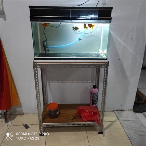 Jual TOKO PAS 23 RAK AQUARIUM 2 SUSUN TINGKAT UKURAN P60 L40 T60