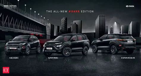 Tata Motors Announces New Dark Edition Of Nexon Harrier Safari With