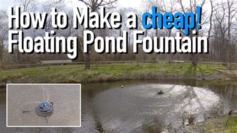 How To Make A Floating Pond Fountain Youtube