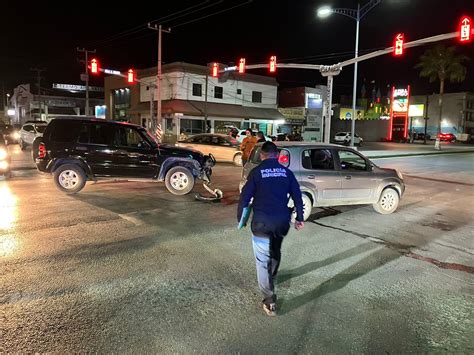 Conductora Invade Carril Y Provoca Choque En La Colonia Nueva Rosita De